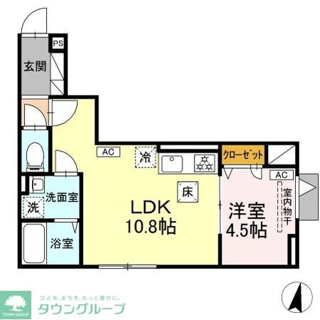 セレスティア大島の物件間取画像